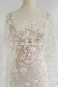 Perlen-Spitzenstoff/ Couture-Spitzenstoff/ Braut-Spitzenstoff/ Perlen-Spitzenstoff// L24-698