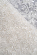 Perlen-Spitzenstoff/ Couture-Spitzenstoff/ Braut-Spitzenstoff/ Perlen-Spitzenstoff// L24-698