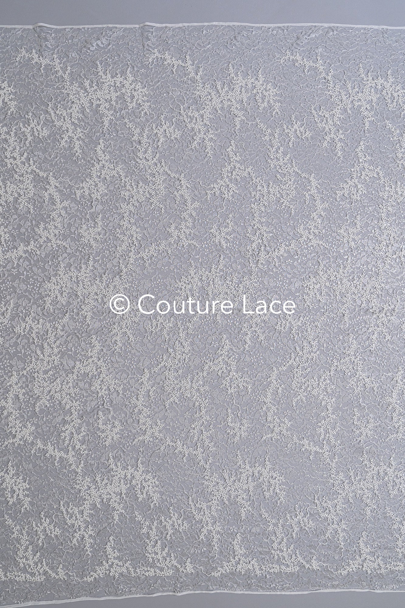 Perlen-Spitzenstoff/ französicher Couture-Spitzenstoff/ Braut-Spitzenstoff/ Perlen-Spitzenstoff// L24-700