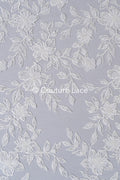 3D flower lace fabric/ bridal lace fabric/ romantic lace fabric with 3D flowers// L24-704