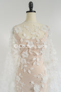 Exquisite Florale Spitze für Brautkleider, Jäckchen und Hochzeitsaccessoires // L25-717