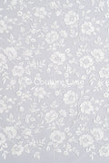 Hochwertiger Spitzen Stoff für Brautkleider, Floral bestickter Braut Spitzenstoff // L25-722