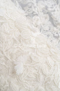 Exquisite Florale Spitze für Brautkleider, 3D Blumenspitze für Brautmode // L25-726