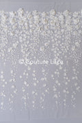 Luxury Floral Lace for Wedding Dresses, 3D Floral Lace for Bridal Wear // L25-732