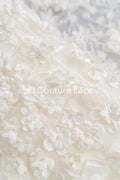 Luxury Floral Lace for Wedding Dresses, 3D Floral Lace for Bridal Wear // L25-732