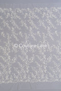 Romatische, Florale Spitze für Brautkleider, 3D Blumenspitze für Brautmode // L25-734