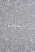 Beaded bridal lace/ Beaded embroidery for wedding dresses/ Bridal fabrics // L25-749