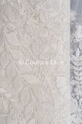High-quality floral bridal lace/ Finest bridal lace with floral pattern// L25-753