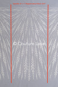 Fine bridal lace with floral pattern/ Boho bridal lace // L25-755