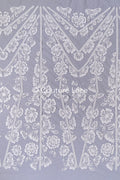Encaje nupcial boho con estampado floral / encaje boho para vestido de novia // L25-756