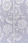 Boho bridal lace with floral pattern/ Boho lace for wedding dress // L25-756