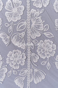 Encaje nupcial boho con estampado floral / encaje boho para vestido de novia // L25-756