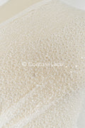 Beaded embroidered lace, beaded lace, French lace with beads // L25-790