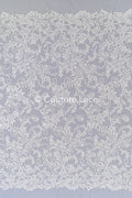 Luxurious floral lace with floral patterns, finest bridal lace for luxurious wedding dresses // L25-794