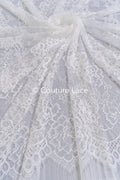 3 mètres de dentelle florale française / Dentelle de mariée Chantilly française // L25-807