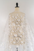 Exquisite Florale Spitze für Brautkleider, Jäckchen und Hochzeitsaccessoires // L25-814