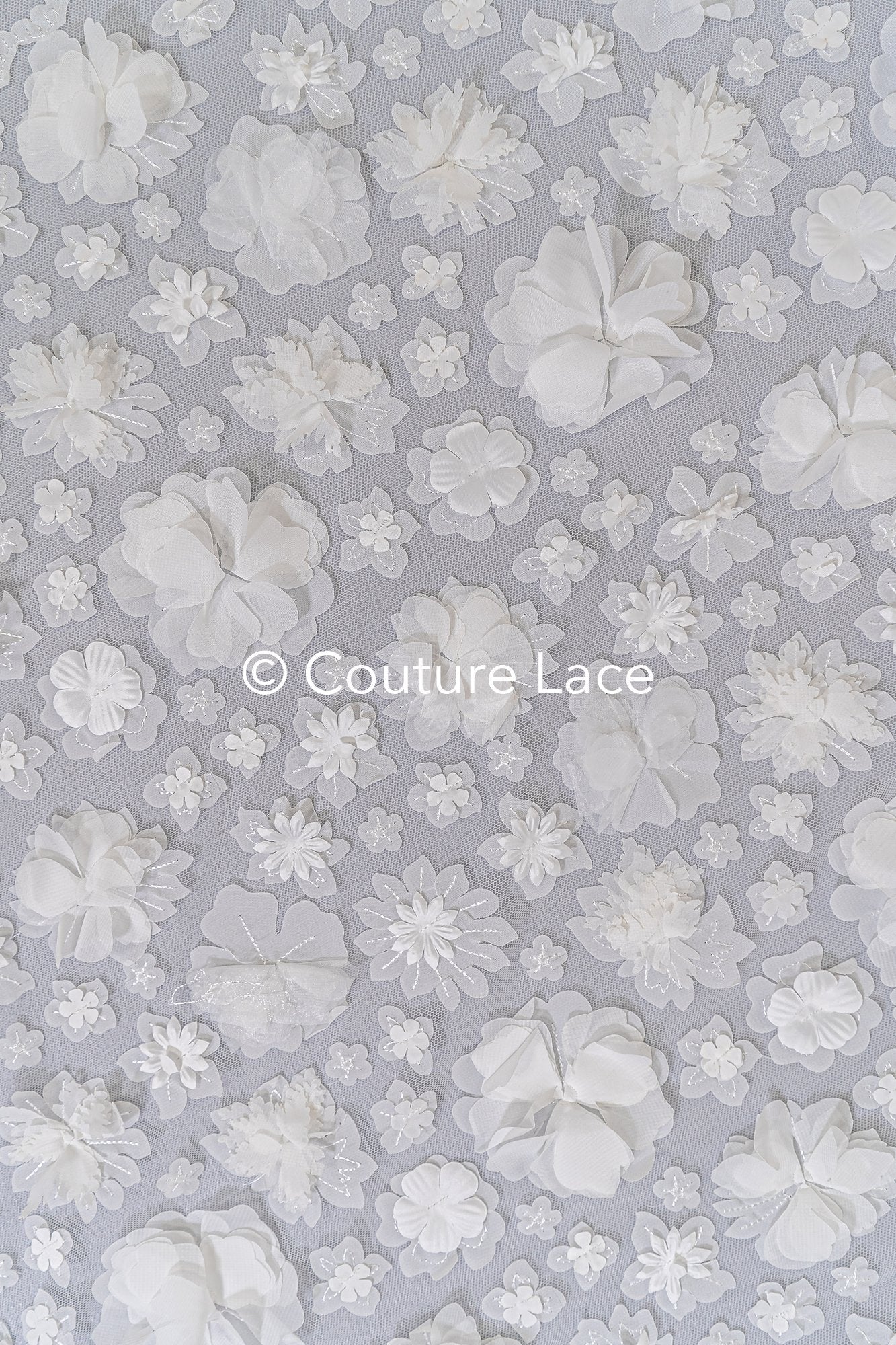 Exquisite Florale Spitze für Brautkleider, Jäckchen und Hochzeitsaccessoires // L25-814