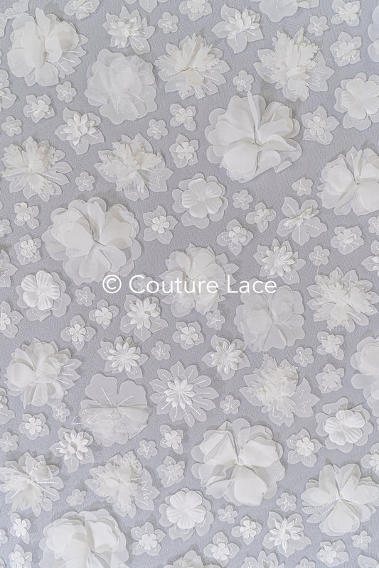 Exquisite Florale Spitze für Brautkleider, Jäckchen und Hochzeitsaccessoires // L25-814
