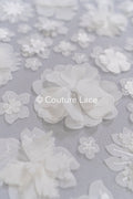 Exquisite Florale Spitze für Brautkleider, Jäckchen und Hochzeitsaccessoires // L25-814