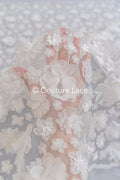 Exquisite Florale Spitze für Brautkleider, Jäckchen und Hochzeitsaccessoires // L25-814