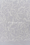 Abstract sequin and pearl embroidery for wedding dresses and decoration – Exclusive fabric for that special look // L25-831