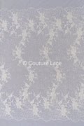 Exquisite Florale Spitze für Brautkleider/ Luxus Brautspitze mit Perlenstickerei // L25-870