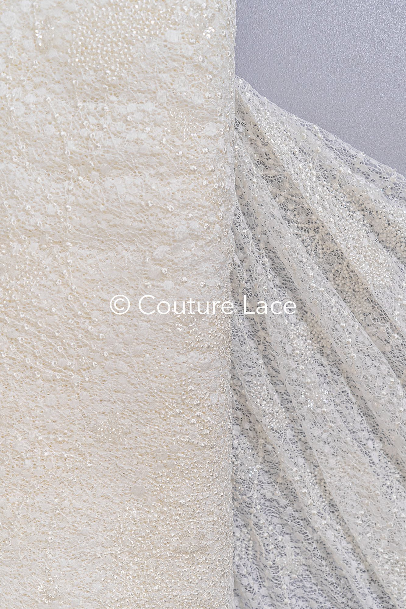 Braut Spitzenstoff mit Blumenmuster, perlenbestickte Spitze für Brautkleider mit floralem Muster// L25-857