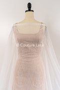 3 mètres de dentelle française/dentelle de Chantilly française // L25-859