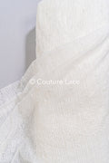 Glitzernde Pailletten Spitze mit Streifen-Muster für Brautkleider & Hochzeitsmode // L26-005
