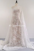 Encaje floral lujoso con motivos florales, encaje nupcial fino para vestidos de novia de lujo // L26-270B
