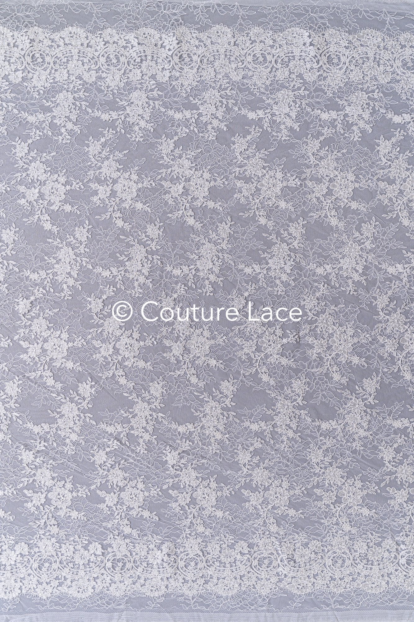 Encaje floral lujoso con motivos florales, encaje nupcial fino para vestidos de novia de lujo // L26-270B