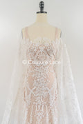 Dentelle de Mariée Luxueuse à Motif Floral Baroque // L26-276