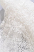 Dentelle de Mariée Luxueuse à Motif Floral Baroque // L26-276