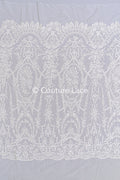 Dentelle de Mariée Luxueuse à Motif Floral Baroque // L26-276