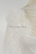 3D lace flowers/ 3D flowers sew on/ 3D flowers lace applique/ wedding dress lace applique// A24-451