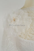 3D lace flowers/ 3D flowers sew on/ 3D flowers lace applique/ wedding dress lace applique// A24-453