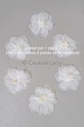 3D lace flowers/ 3D flowers sew on/ 3D flowers lace applique/ wedding dress lace applique// A24-452