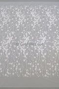 Floral bridal lace/ bridal lace material/ cream bridal lace/ floral wedding lace with sequins/ couture lace// L23-631
