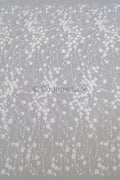 Floral bridal lace/ bridal lace material/ cream bridal lace/ floral wedding lace with sequins/ couture lace// L23-631