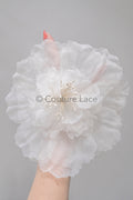 3D lace flowers/ 3D flowers sew on/ 3D flowers lace applique/ wedding dress lace applique// A24-453