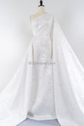 Jacquard nupcial con motivo floral – Off-White, elegante jacquard satinado // R-047-WE