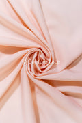 Bright Peach-colored, soft-rose colored stretch satin – ideal for elegant evening dresses and festive occasions // R-140-17