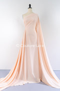 Bright Peach-colored, soft-rose colored stretch satin – ideal for elegant evening dresses and festive occasions // R-140-17