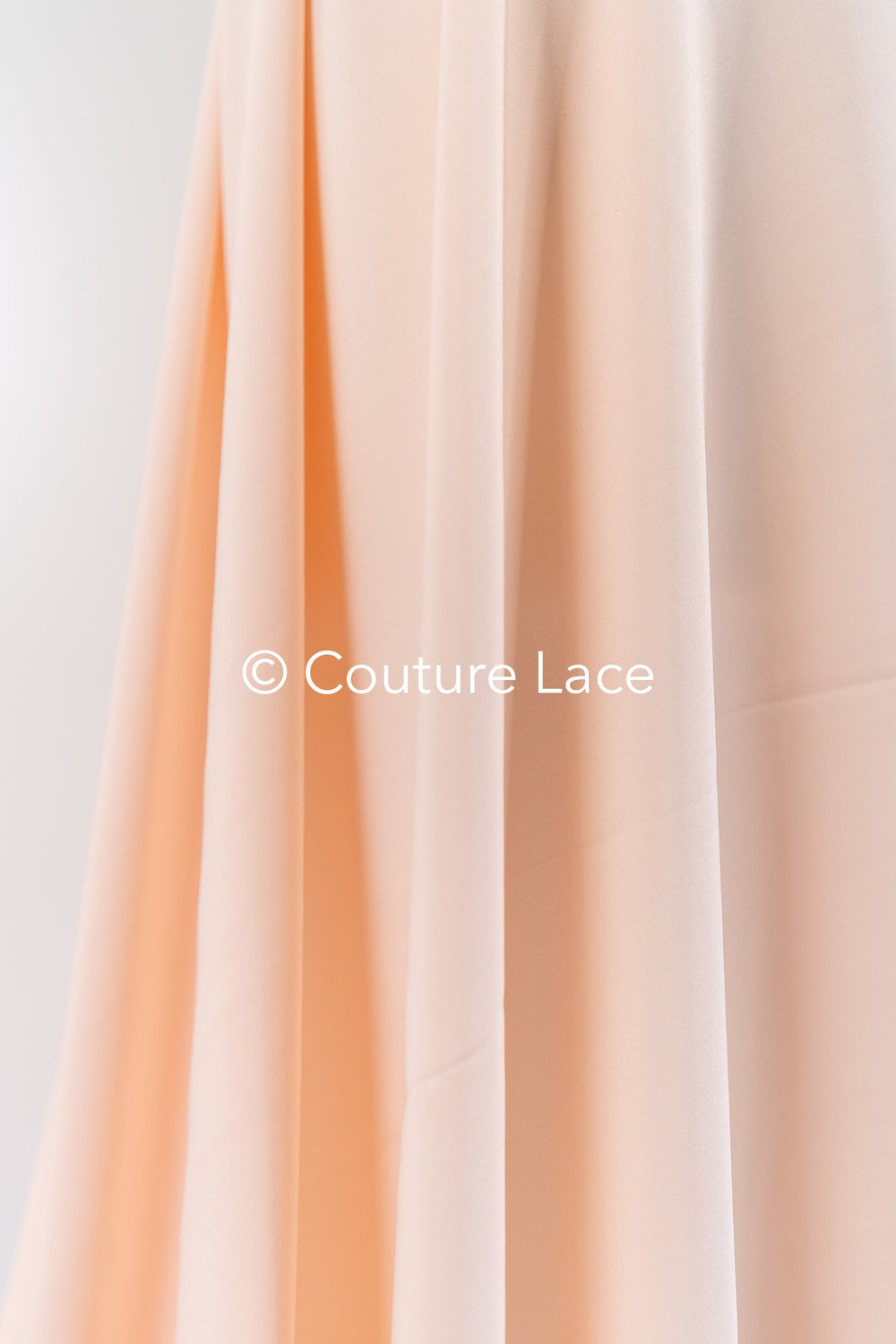 Light pink, light apricot stretch satin – ideal for elegant evening dresses and festive occasions // R-141-24