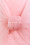 30yds/ 27.4m Ballen - Superweicher Soft-Tüll - Zartes Blush Rosa/ glänzend - 160cm breit // R-157-8-BALLEN
