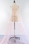 30yds/ 27.4m Ballen - Superweicher Soft-Tüll - Zartes Blush Rosa/ glänzend - 160cm breit // R-157-8-BALLEN