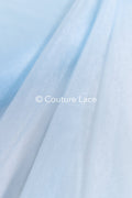 Tulle souple ultra-doux - Bleu ciel doux/ brillant - 160 cm de large // R-161-28-BALLEN