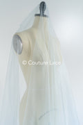 Tulle souple ultra-doux - Bleu ciel doux/ brillant - 160 cm de large // R-161-28-BALLEN