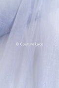 Tulle souple ultra-doux - Gris argent doux/ brillant - 160 cm de large // R-162-30-BALLEN