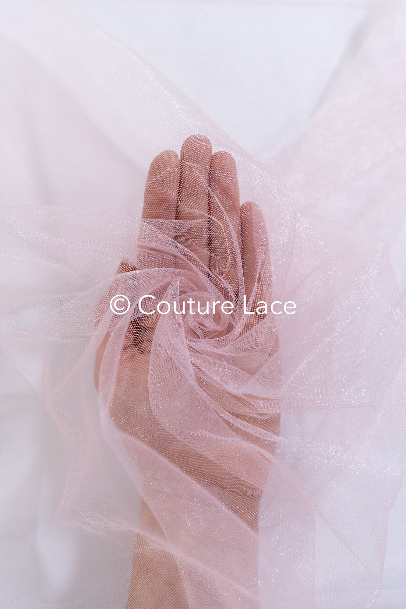 Tul suave extra ligero – Nude rosado suave/ brillante – 160 cm de ancho //  R-163-31